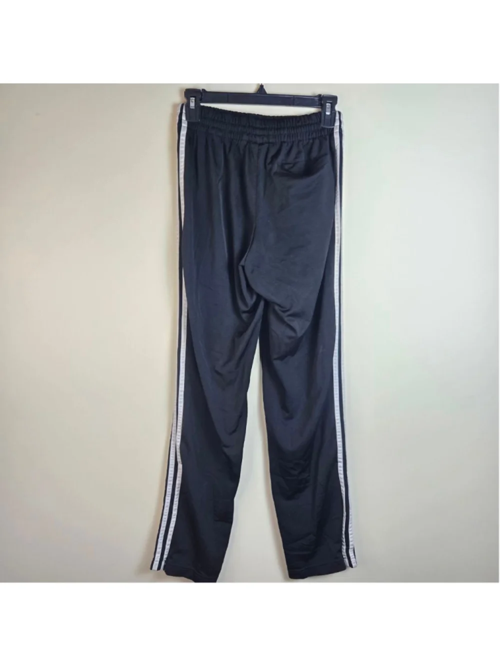 Men's Adidas Black & White Track Pants S